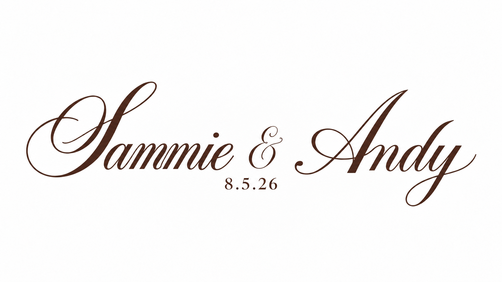 Sammie & Andy — EAF22 5333 427F 9264 E4C4DB5B8A1A