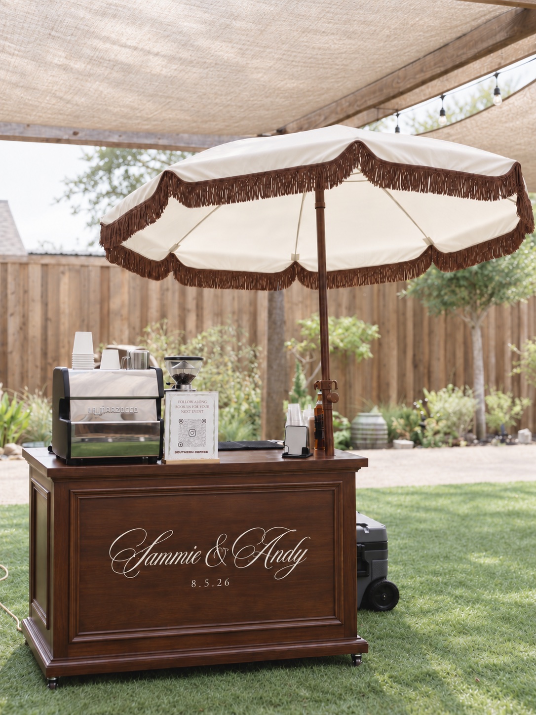 Sammie & Andy — Coffee Cart Event Wide